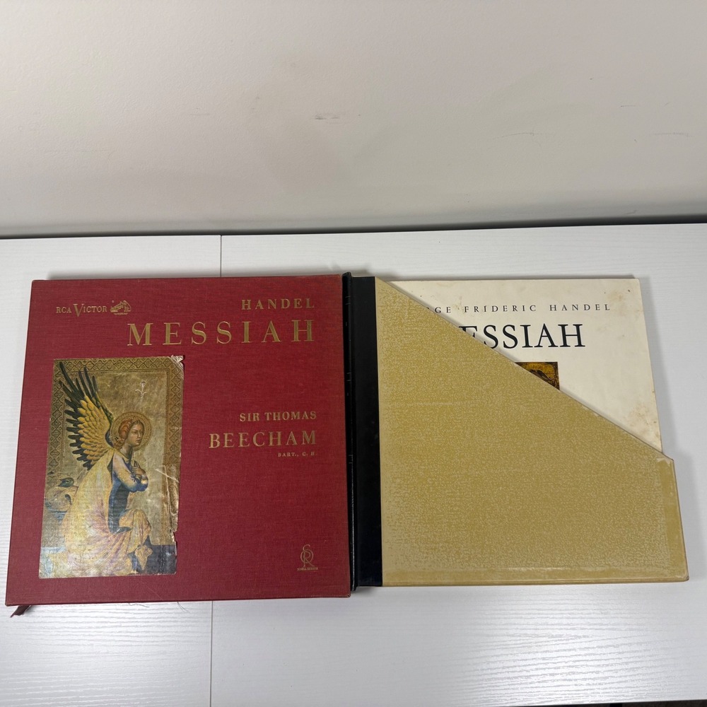 Handel Messiah Sir Thomas Beecham RCA Victor Soria 1959 Vinyl Box Set LD6409